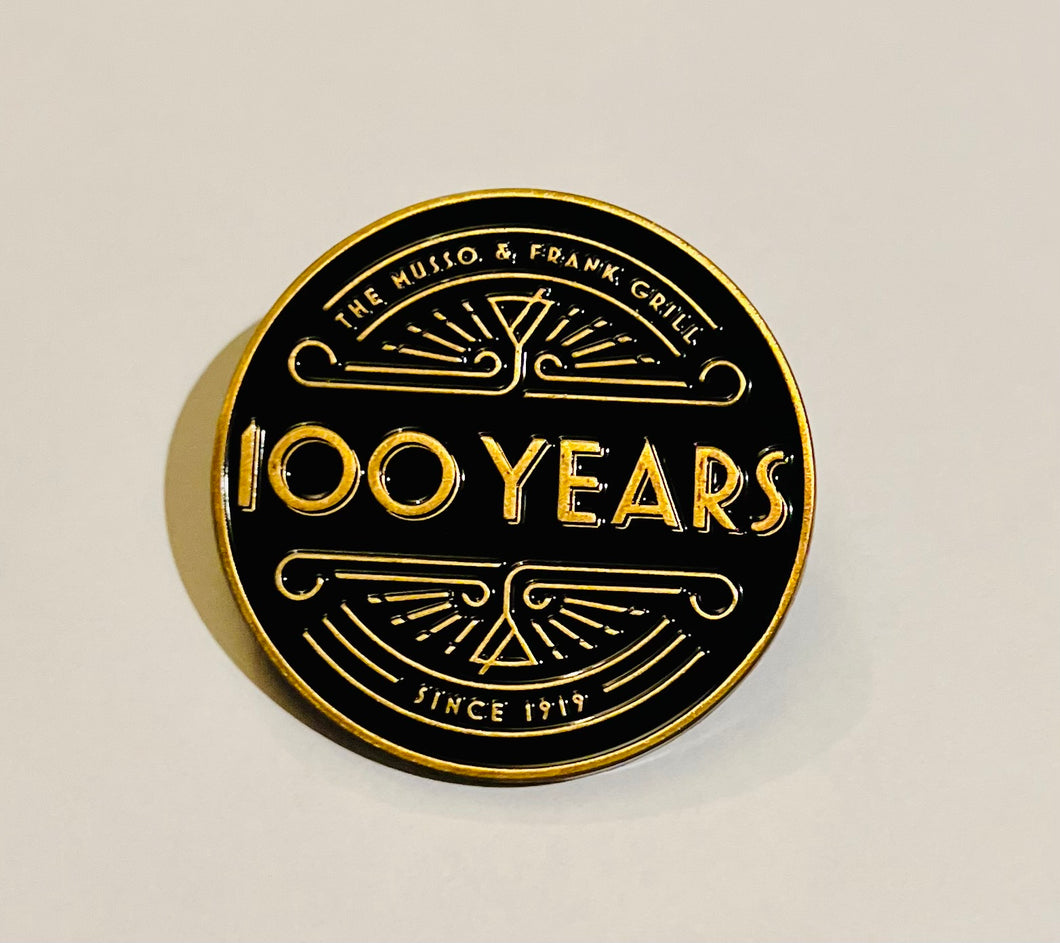 100 Year Logo Metal Pin